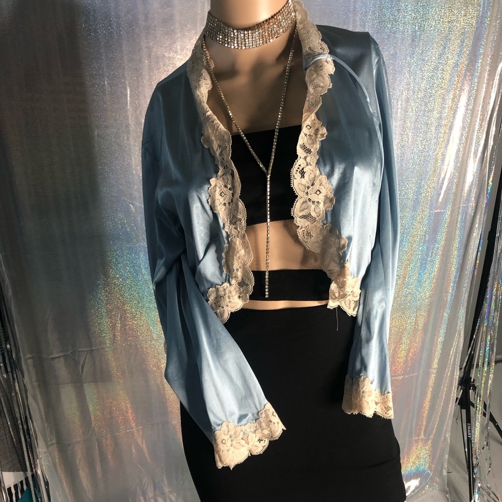 Heavenly blue cover up